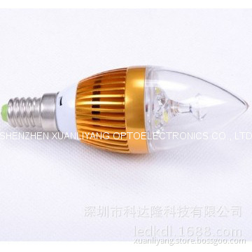 LED candle bulb 3W E14   high lumen